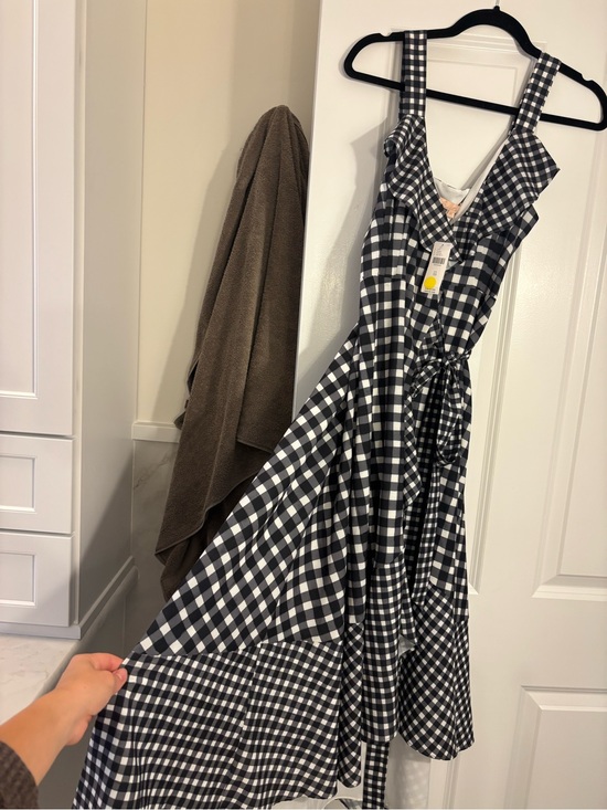 Anthropologie Dresses & Skirts - Black white gingham Anthropologie dress
